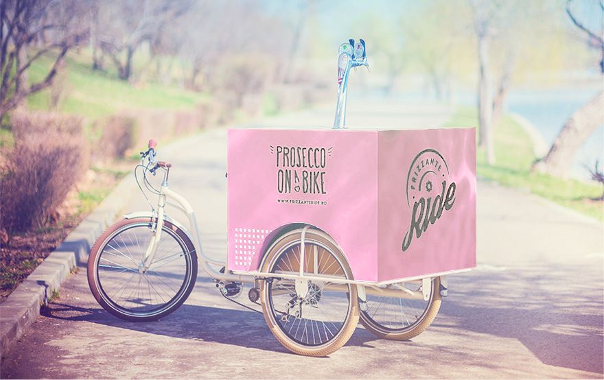 Bubble Trouble, bicicleta Frizzante Ride in roz